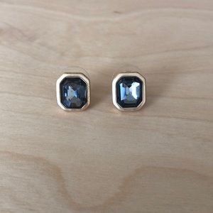 CHARMING CHARLIE Earrings Grey & Gold